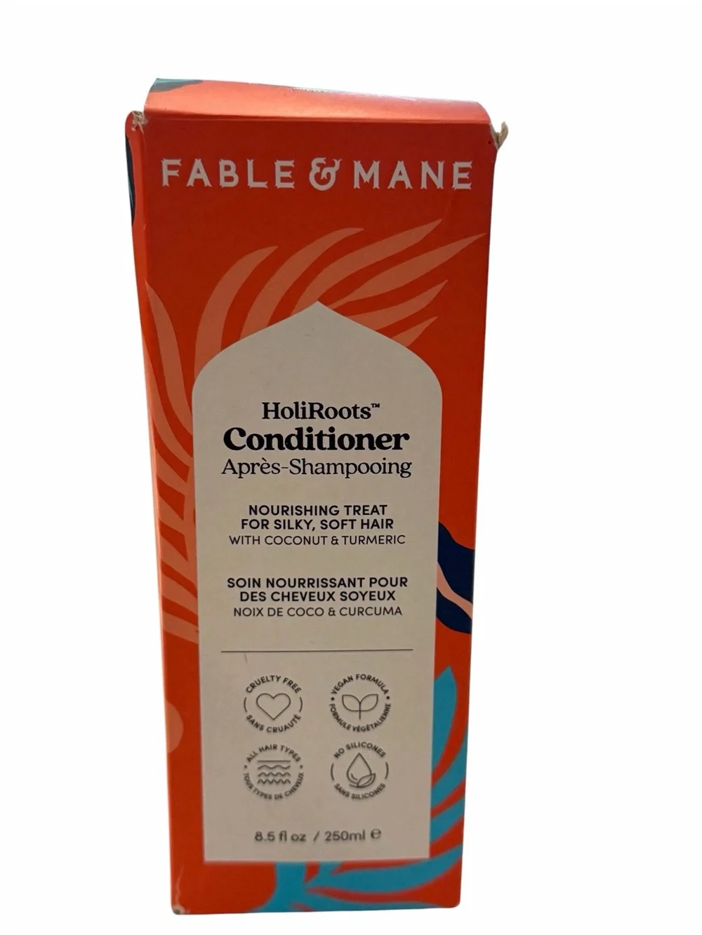 Fable & Mane HoliRoots Conditioner 8.5 fl oz Full Size New Box Coconut Turmeric